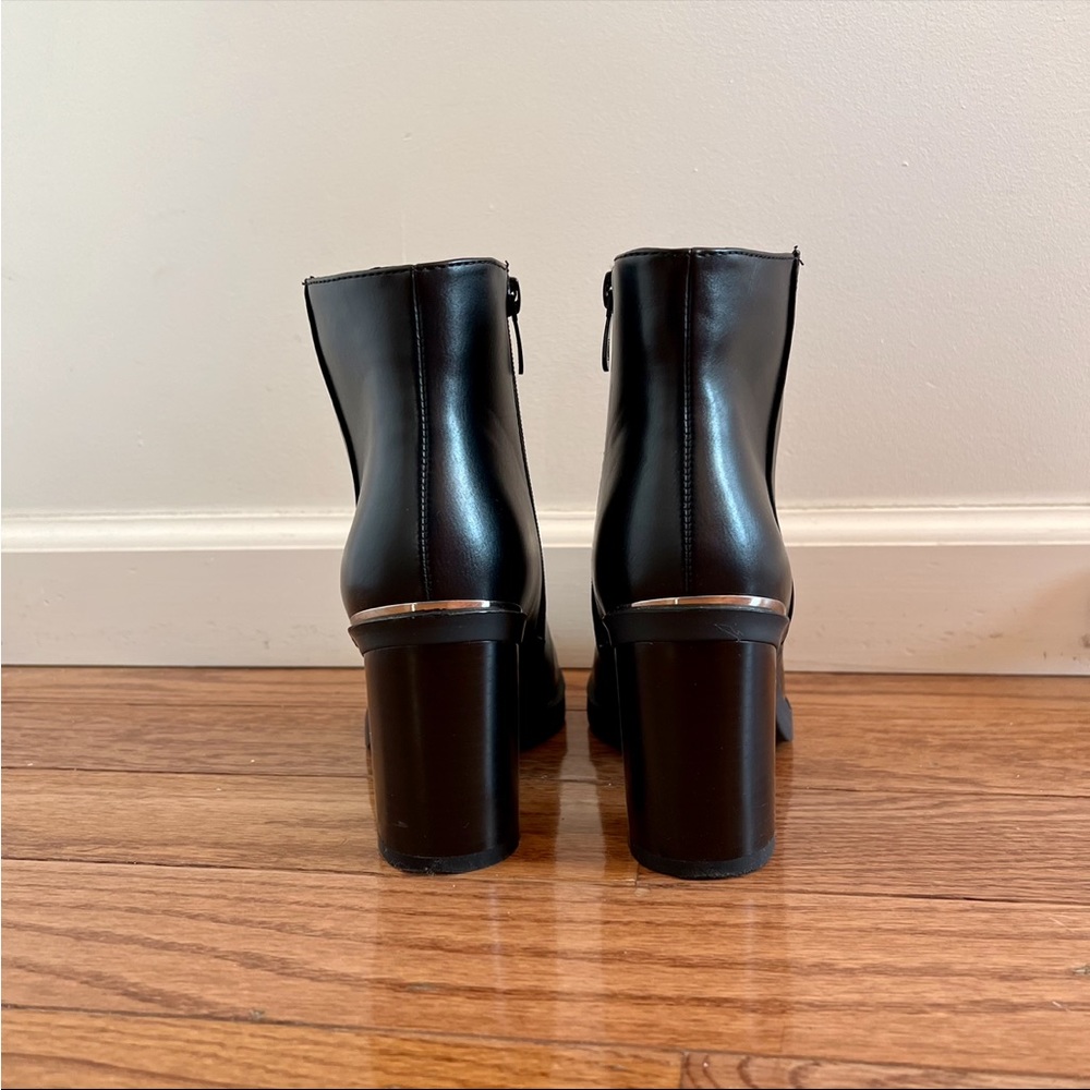 ASOS/RAID black heeled ankle boots - Picture 8 of 14